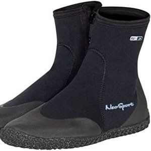 Neo Sport Premium Neoprene Men & Women Wetsuit Boots,  5mm Mens 9/ Womens 10